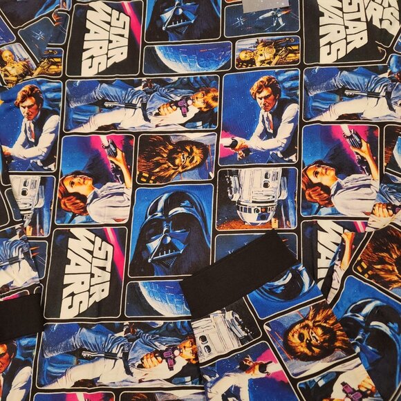 Cakeworthy Star Wars PJ's Set Blue Pajamas Size XL NEW - Picture 2 of 12